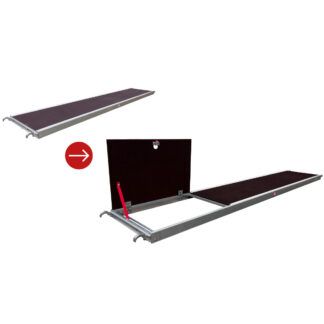 Výměna skládacího lešení s podlážkou z 305 bez průlezu na 305 s průlezem