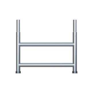 Boční rám - prodloužení 0.5 m | 2 příčky | 74 x 50 cm