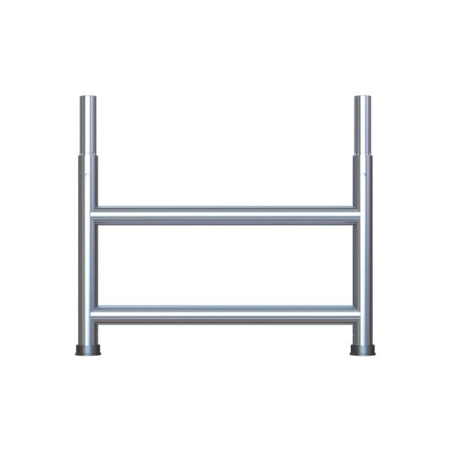 Boční rám - prodloužení 0.5 m | 2 příčky | 74 x 50 cm