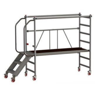 Skládací lešení se schody JUMBO 178 x 74 cm | 1.00 / 3.00 m