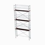 Profesionální lešení JUMBO - Pro Single Towers : 250 x 74 cm | 6.2 / 8.2 m | 2M