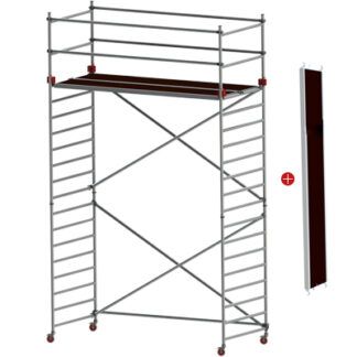 Profesionální lešení JUMBO - Pro Single Towers s montážní podlážkou : 305 x 135 cm | 4.2 / 6.2 m