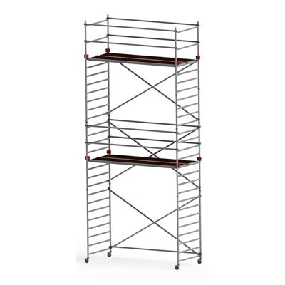 Profesionální lešení JUMBO - Pro Double Towers : 178 x 135 cm | 6.2 / 8.2 m