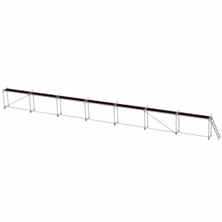 JUMBO - fasádní lešení Superflex Pro 1.8 x 21 m