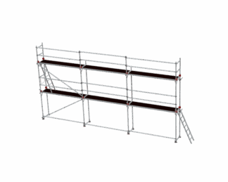 JUMBO - fasádní lešení Superflex Pro 4 x 9 m
