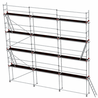 JUMBO - fasádní lešení Superflex Pro 8 x 9 m