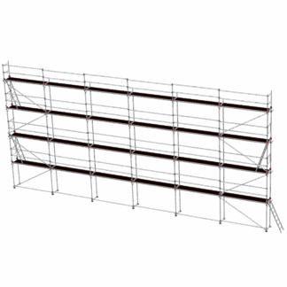 JUMBO - fasádní lešení Superflex Pro 8 x 18 m