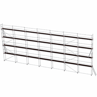 JUMBO - fasádní lešení Superflex Pro 8 x 21 m