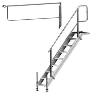 Startovací sada pro schodiště  250cm, včetně zábradlí