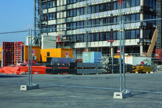 Stavební mobilní plot pozink 3.47m x 2m odlehčený