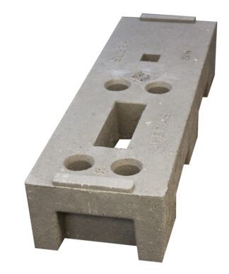 Gumový základ pro plot 17.2kg