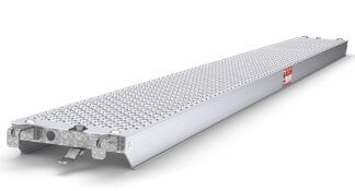 Hliníková plošina JUMBO ALU 29.5x125cm, nosnost 600kg